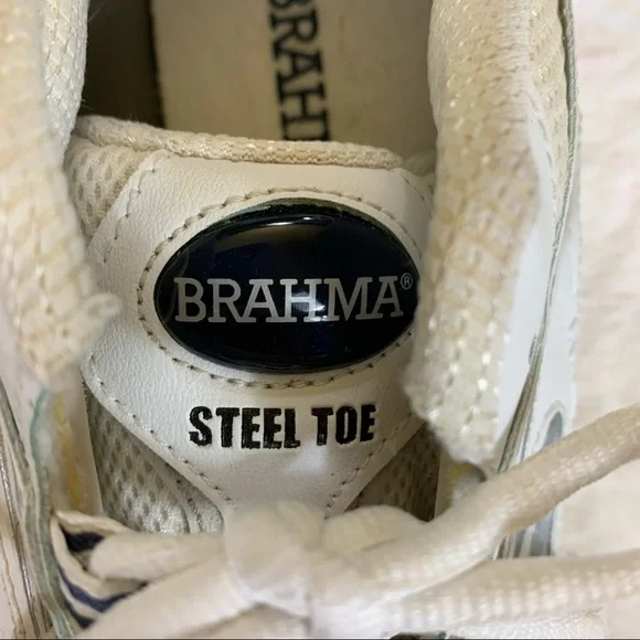 Brahma Steel Toe Work Boots Men’s Leather Sz 12 - Picture 6 of 16